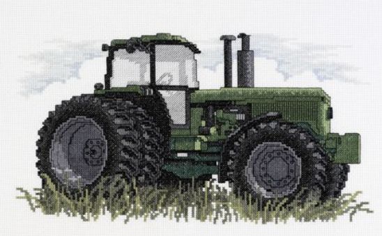 Janlynn Cross-Stitch Kit Tractor