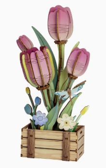 Handscraft Bloomgrain Pink Tulip