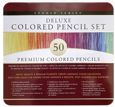 Studio Series Deluxe Color Pencil Set 50pc