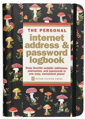 Password Journal - Mushroom