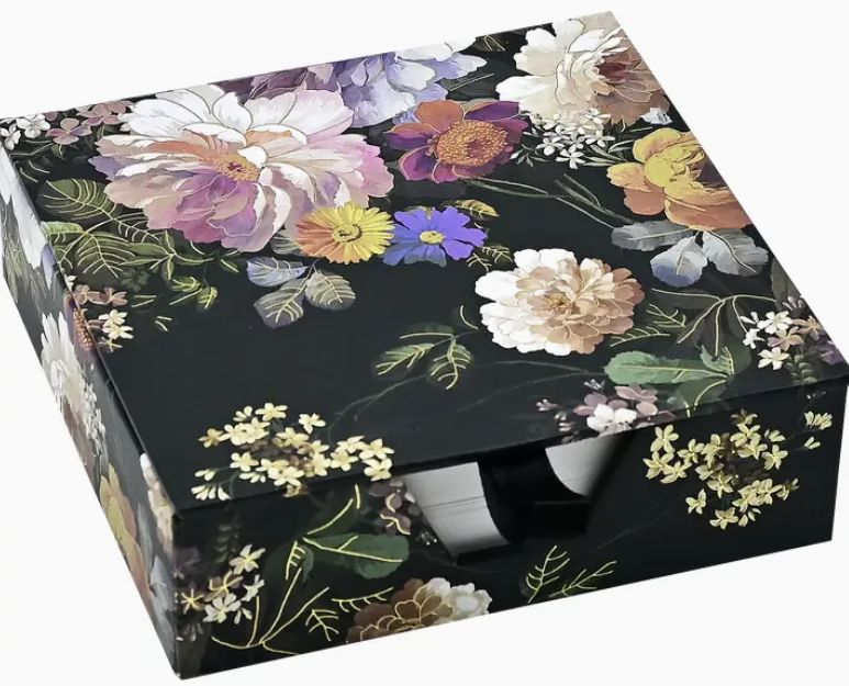 Peter Pauper Desk Notes - Midnight Floral