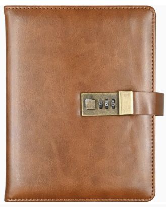 Peter Pauper Locking Journal Brown