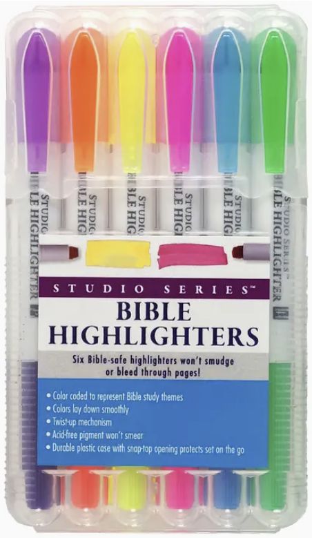 Bible Hi-Lighters Set of 6