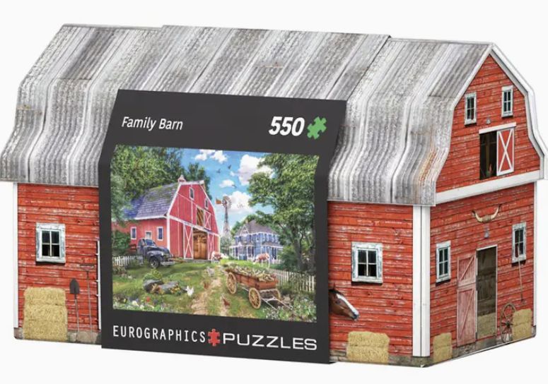 550pc Puzzle in Tin - Family Barn