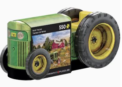 550pc Puzzle in Tin - Farm Tractor