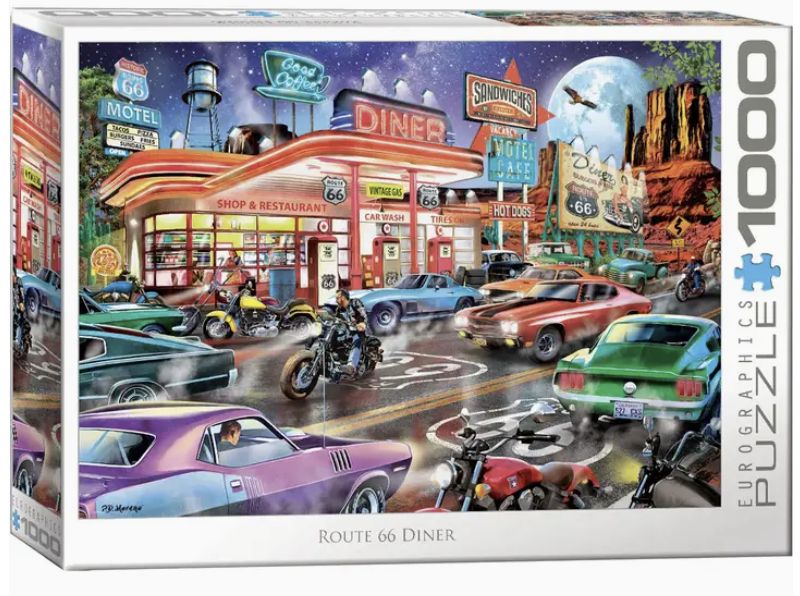 Eurographics  Puzzle 1000pc - Route 66 Diner