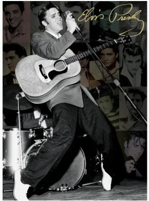 Elvis Presley Puzzle 1000pc - Live at the Olympia