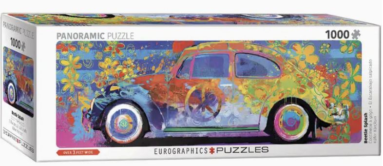 Panoramic Puzzle 1000pc - Beetle Splash