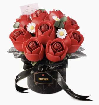ROKR Floral Art Red Rose Bouquet