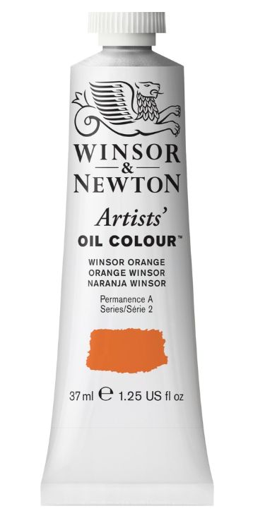 Windsor Artists Oil - 37ml - Windsor Orange