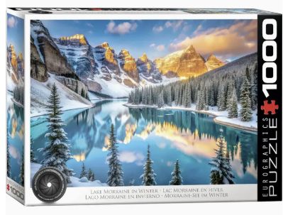 Eurographics Puzzle 1000pc - Lake Morraine in the Winter