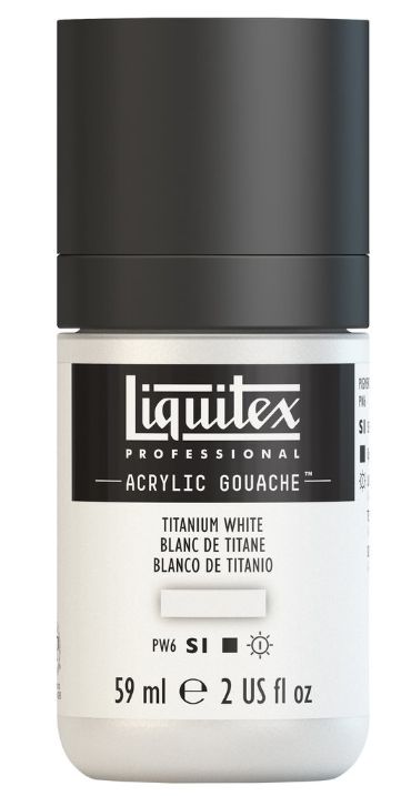 Liquitex Professional Acrylic Gouache - Titanium White 59ml