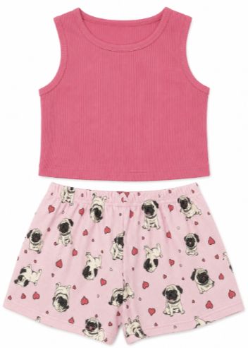 MID Pug Tank &amp; Short PJ