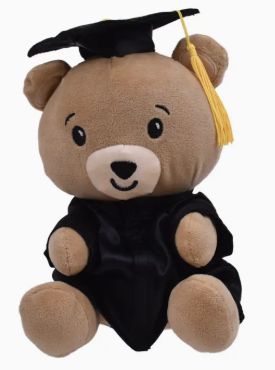 8" Graduation Bear