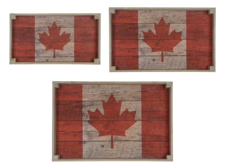Canada Flag HangingTray