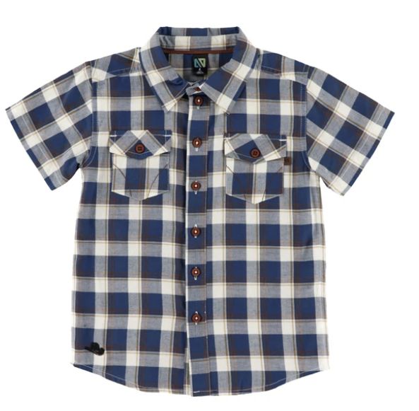 Nano Blue Plaid Shirt