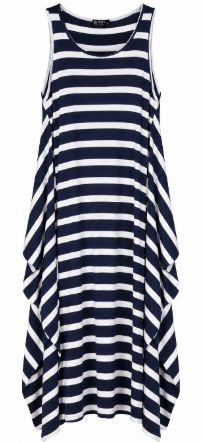 Bella Navy Stripe Dress