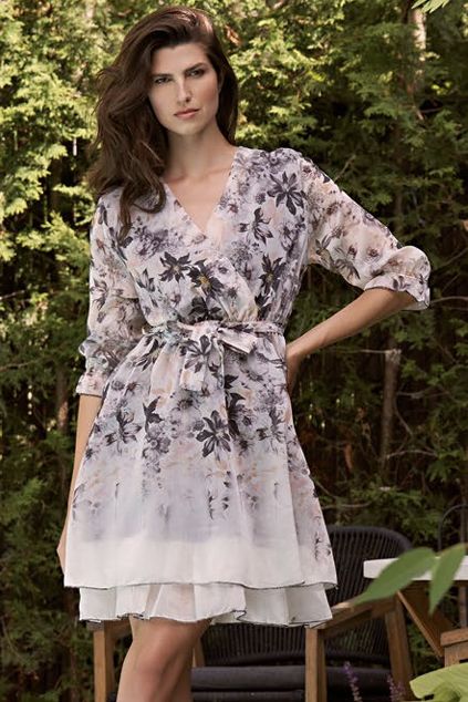 M Moody Floral Dress