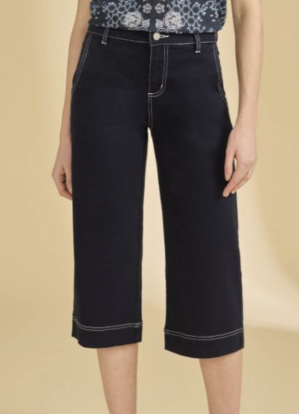 FDJ Navy Wide Capri