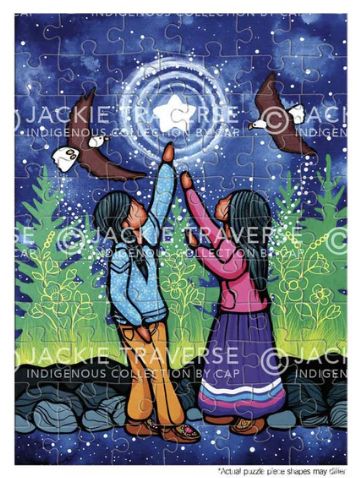 Indigenous Collection Puzzle on the Go - Reach For the Stars 72pc