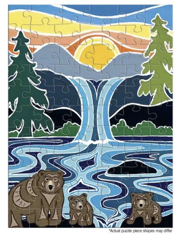 Indigenous Collection Puzzle on the Go - One Last Swim 72pc