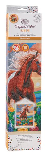 Crystal Art Scroll Kit - Majestic Horse