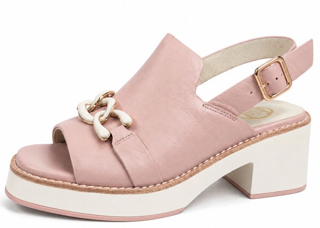 LE Pink Block Heel