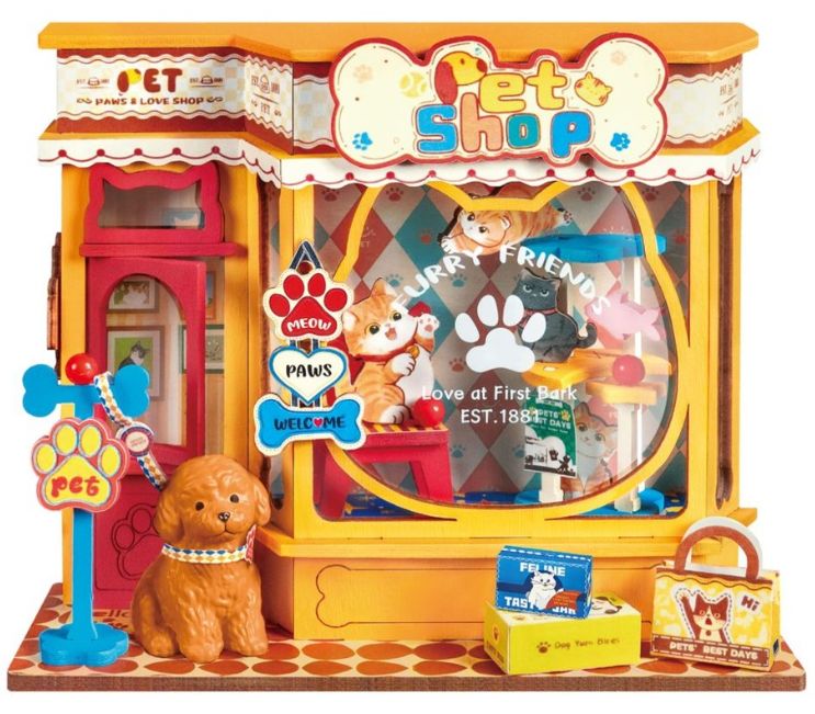 Rolife Mini Store - Pawfect Pet Shop