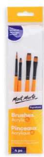 Mont Marte Signature Brushes Fine Portrait 4pc Set
