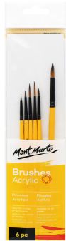 Mont Marte Signature Fine Detailer 6pc Brush Set
