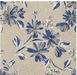 Paper Napkin - Blue Spring