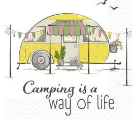 Paper Napkin - Camp Life