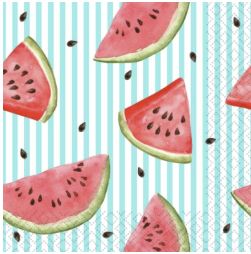 Paper Napkin - Melon Lines
