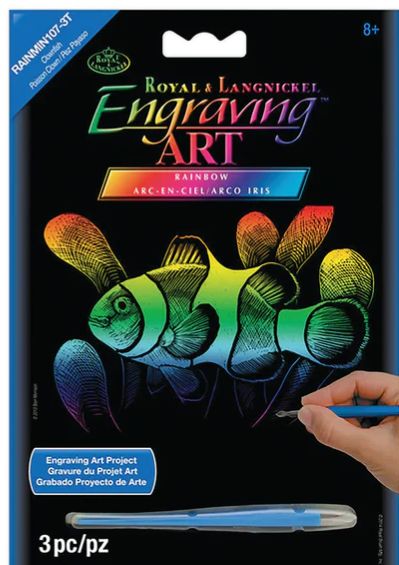 Mini Engraving - Clownfish