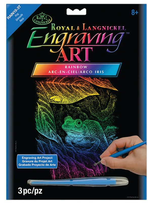 Engraving Art - Frog
