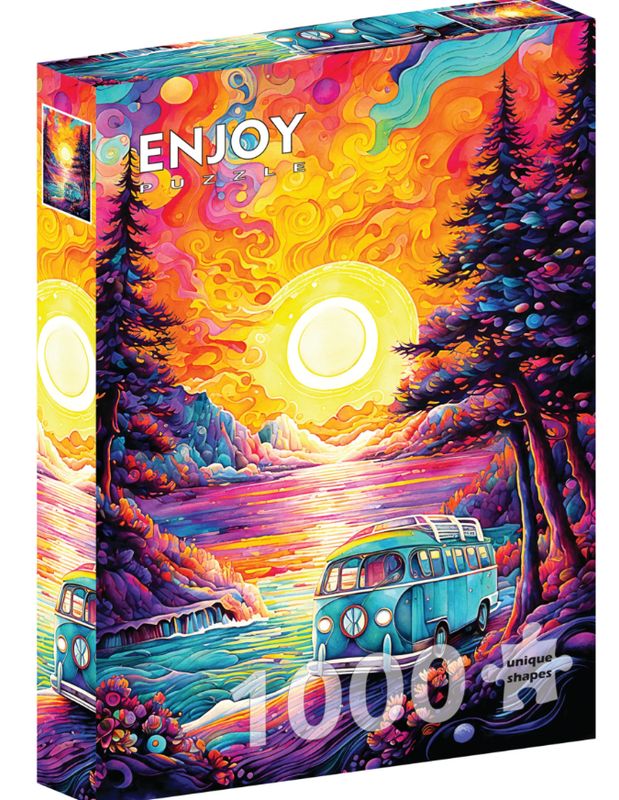 1000pc Van Life at the Beach