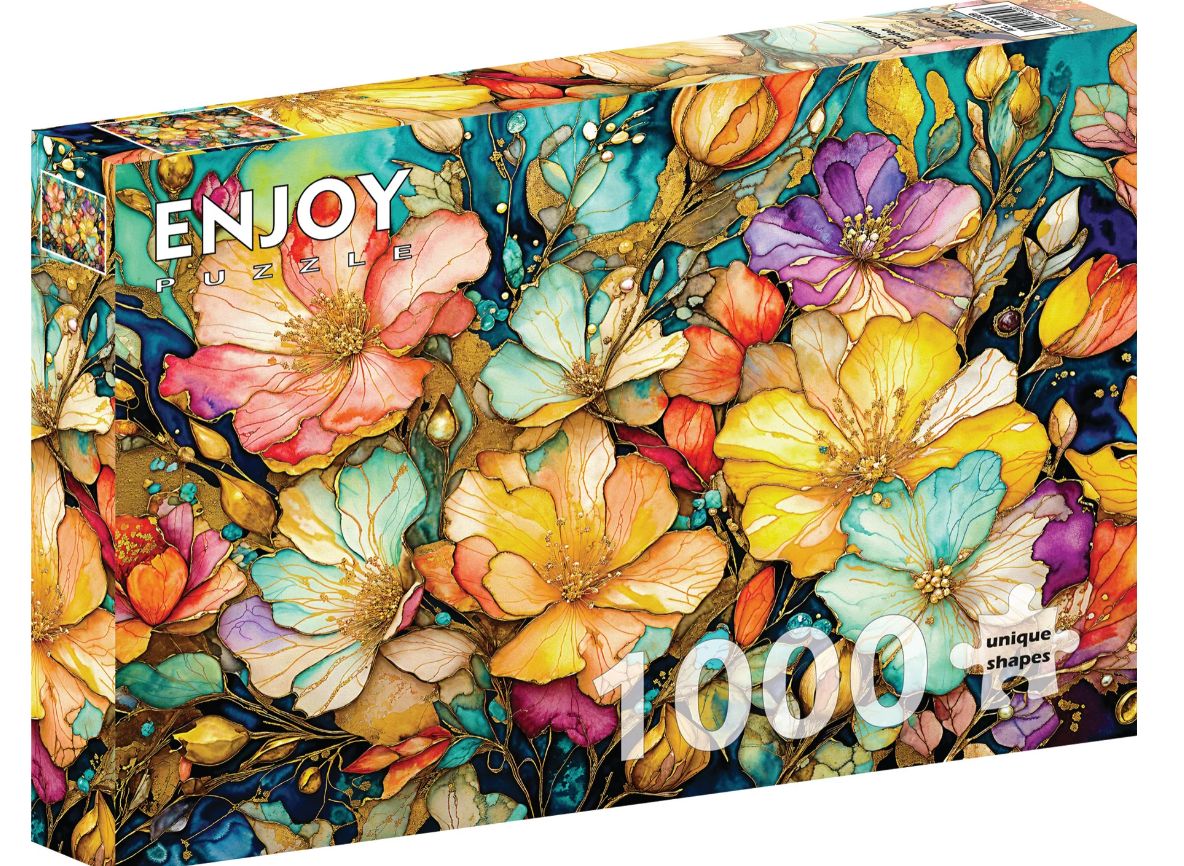 1000pc Fancy Flower Garden