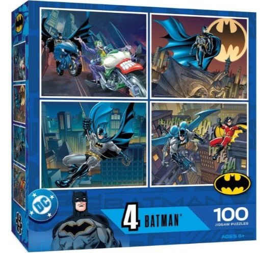 100pc Master Kids Batman 4 Pk