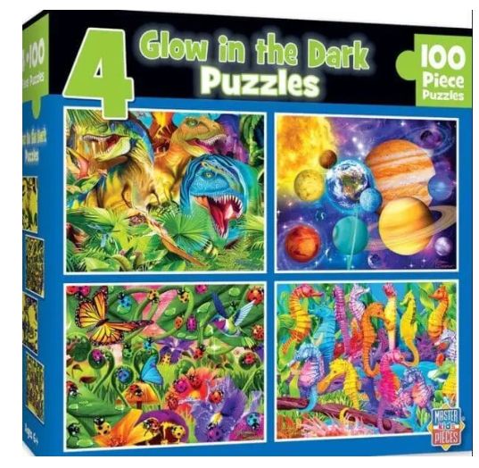 100pc Master Kids Blue Glow 4 Pk