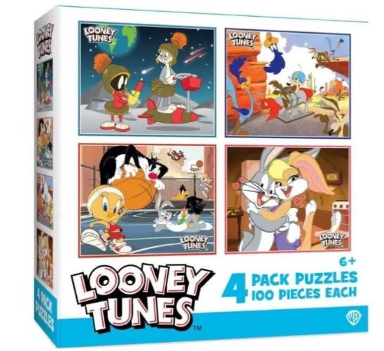 100pc Master Kids Looney Tunes a 4 Pk