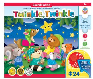 24pc Twinkle Twinkle Sound Puzzle