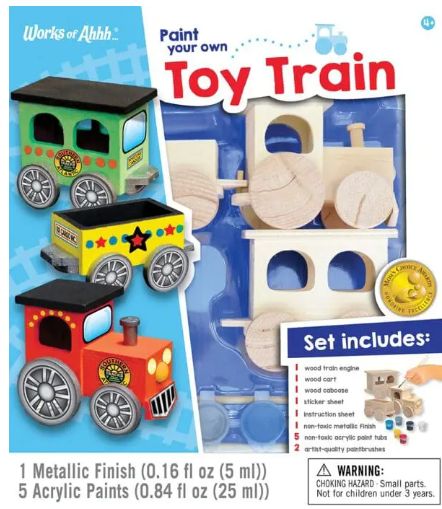 Wooden Paint Your Own Kit - Toy Train