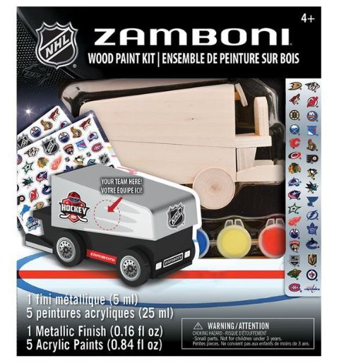 Wooden Paint Your Own Kit - Zamboni