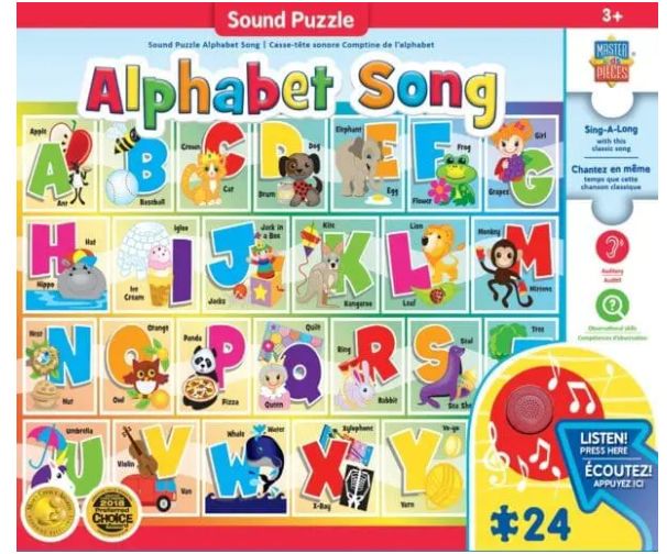 24pc Alphabet Song Sound Puzzle