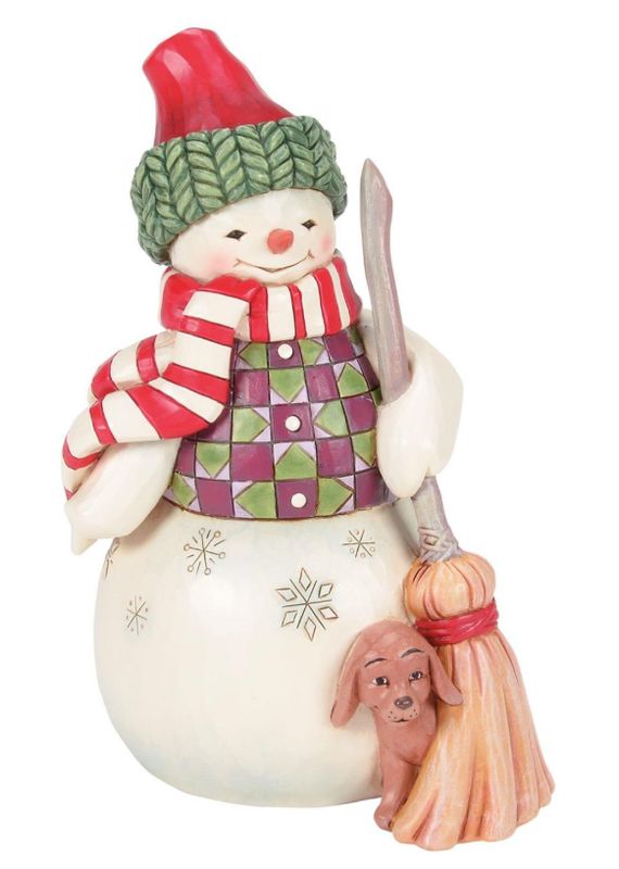 EN 6017014 Snowman wDog