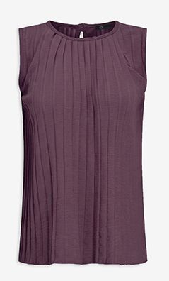 M Pleated Sleeveless