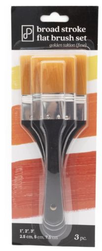 Prism Studio Broad Stroke Flat Brush Set - Gold Taklon