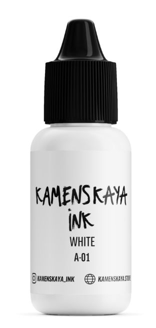 Kamenskaya Alcohol Ink - White