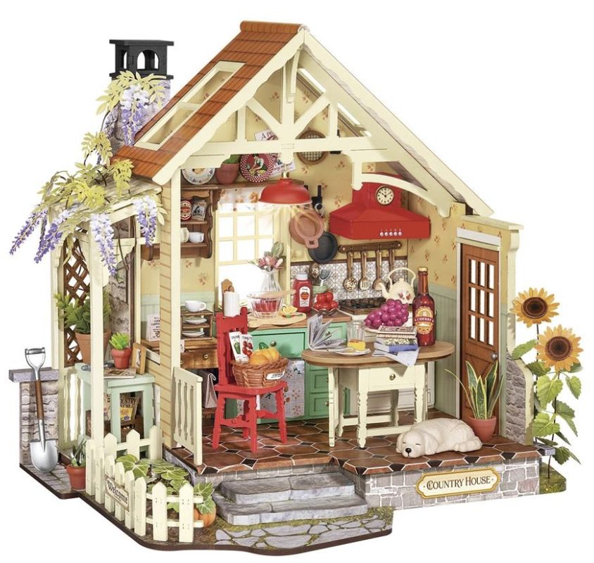 Rolife Sunlit Farmhouse Kitchen