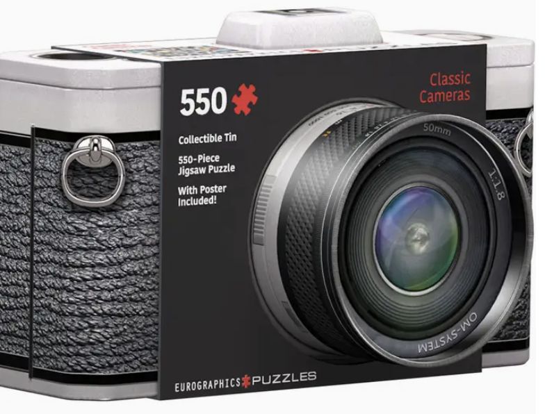 550pc Puzzle in Tin - Classic Camera